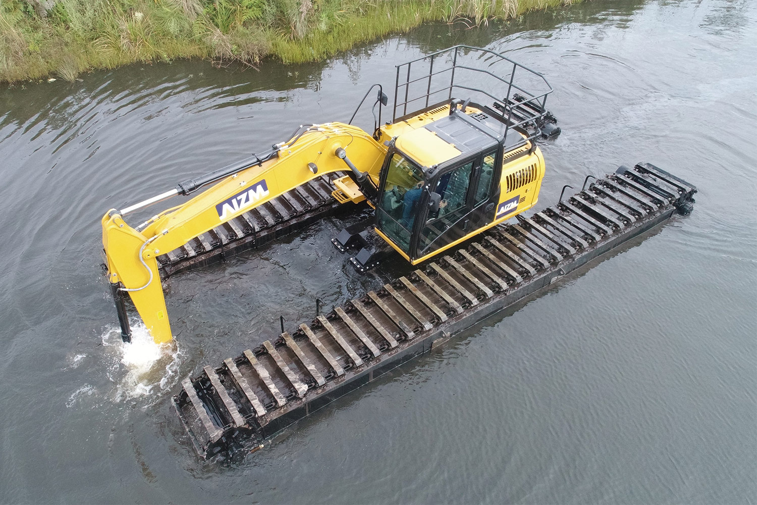 Polímero de UHMWPE Escavadeira Anfíbio Sapatas da Esteira - China